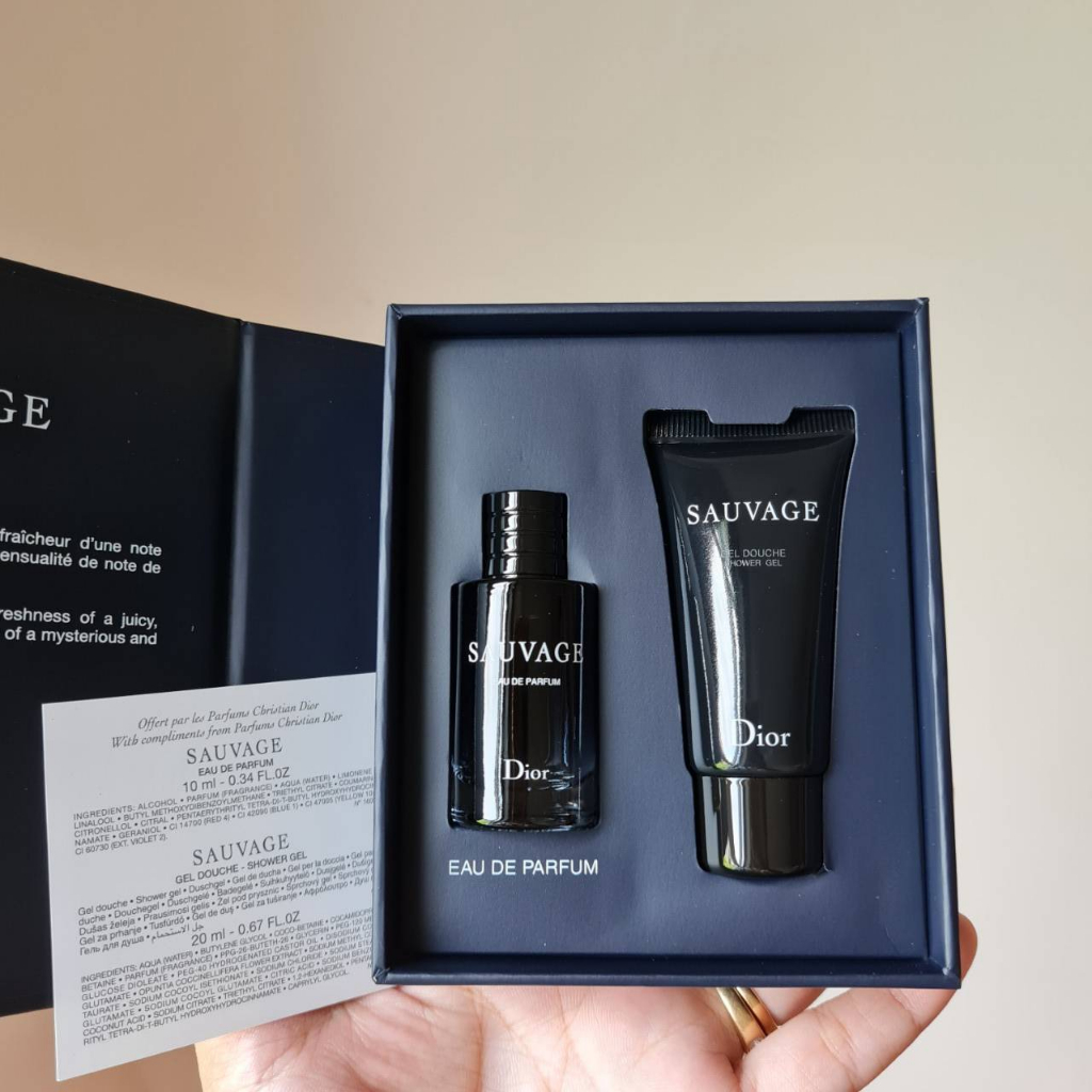 น้ำหอมจิ๋วมินิ Dior Sauvage EDP Mini Gift Set Shopee Thailand