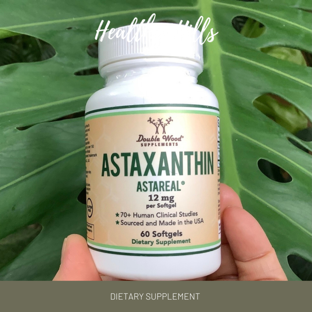 Double Wood Astaxanthin Astareal 12 mg 60 Softgels Shopee Thailand