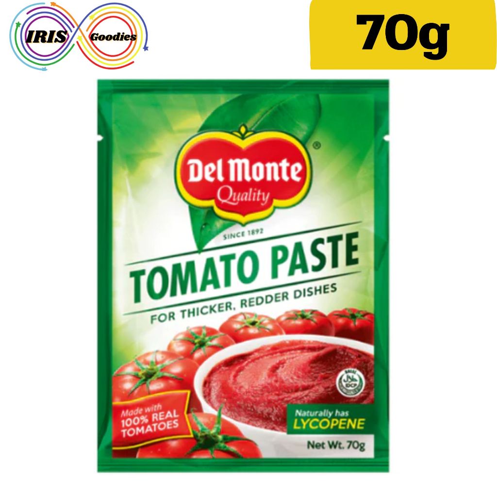 Del Monte Tomato Paste Sachet 70g (Expiry Date 29 Apr 2025) Shopee Thailand