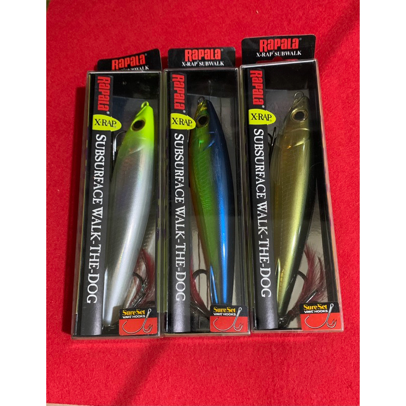 เหยื่อราพาล่า RAPALA XRAP SUBWALK XRSR15 SUBSURFACE WALKTHEDOG