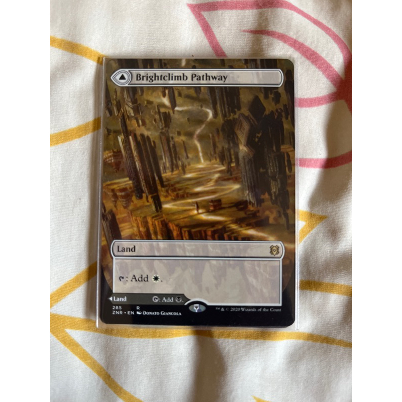 การ์ด MTG Brightclimb Pathway Land Magic the Gathering EDH รุ่น ZNR