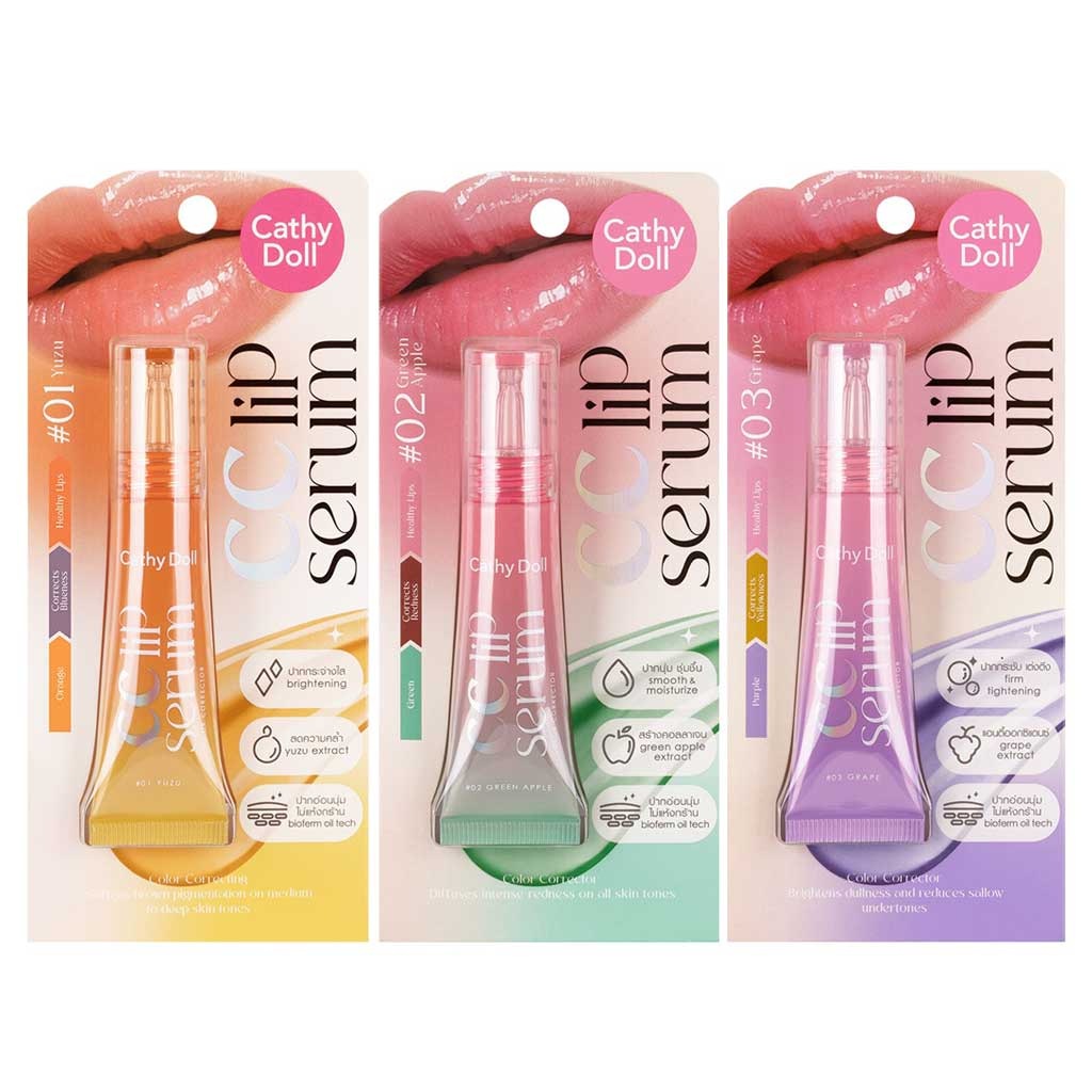 ลิปเซรั่ม เคทีดอลล์ ซีซี Cathy Doll CC Lip Serum Color Corrector 10 g Shopee Thailand