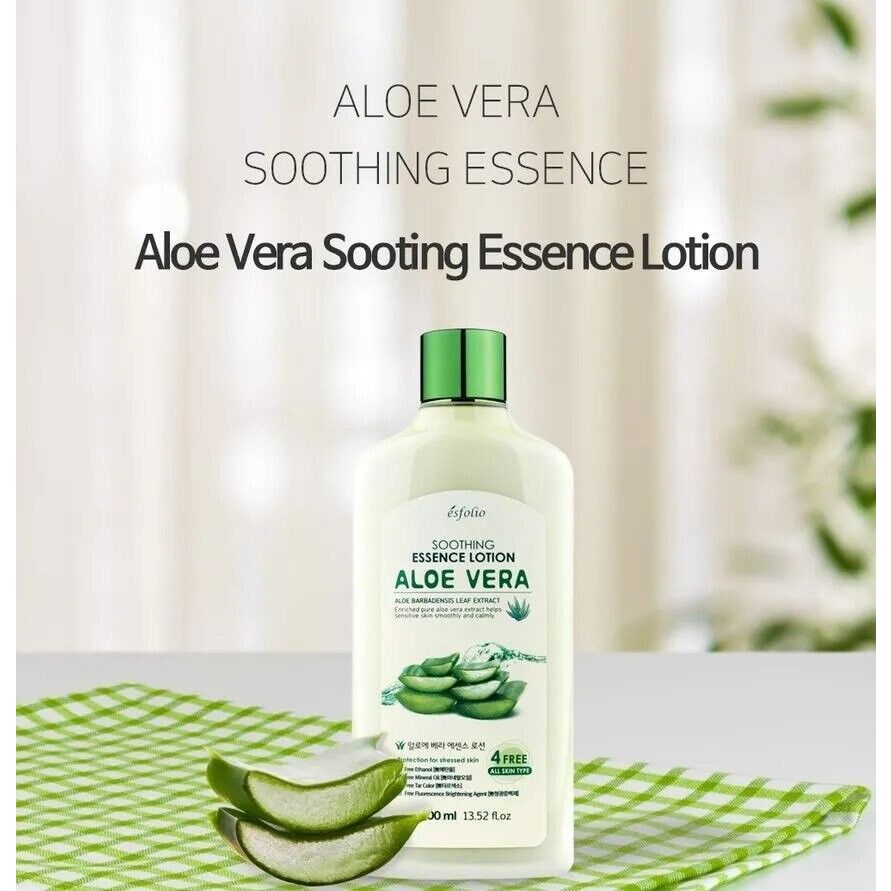 Esfolio Aloe Vera Essence Lotion 400ml Shopee Thailand
