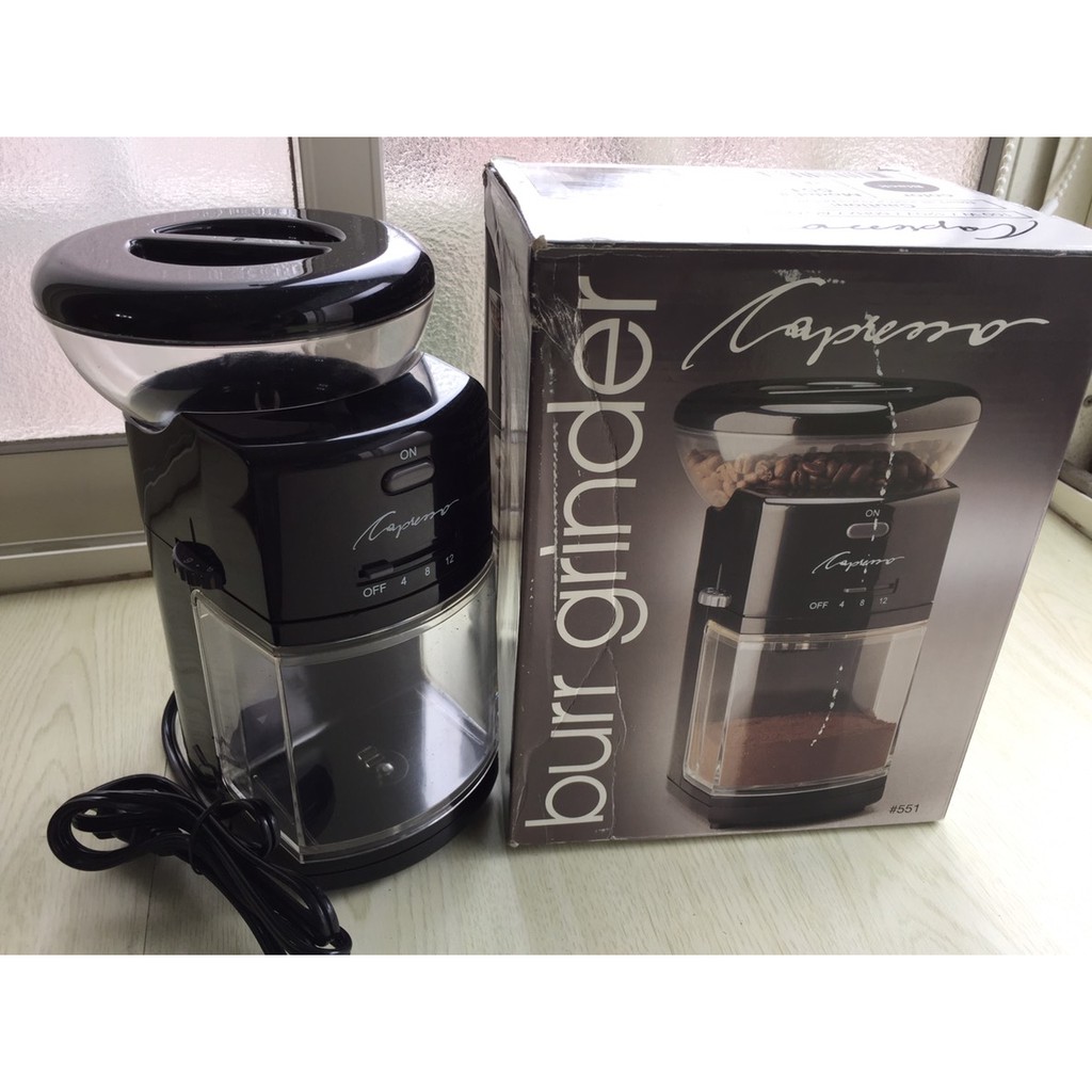 【磨豆機】卡布蘭莎磨豆機 Capresso Burr Grinder (Model 551) 蝦皮購物