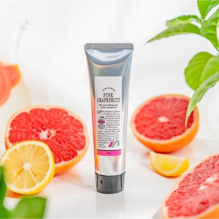 Daily Aroma Japan 日本國產柑橘香精油護手霜 (濱松粉葡萄柚) 75g 蝦皮購物