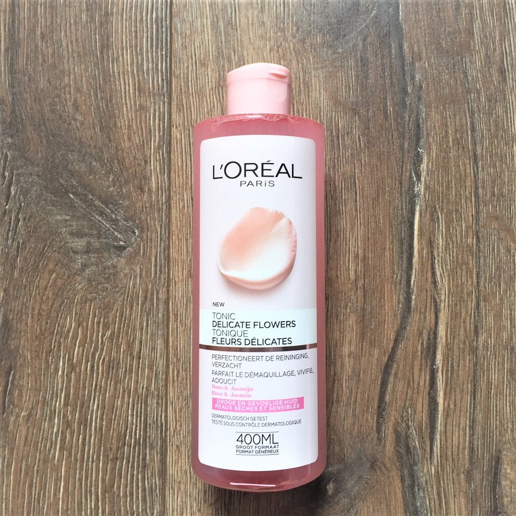 法國製 Loreal Delicate Flower Toner 玫瑰茉莉 淨透化妝水 新品 蝦皮購物