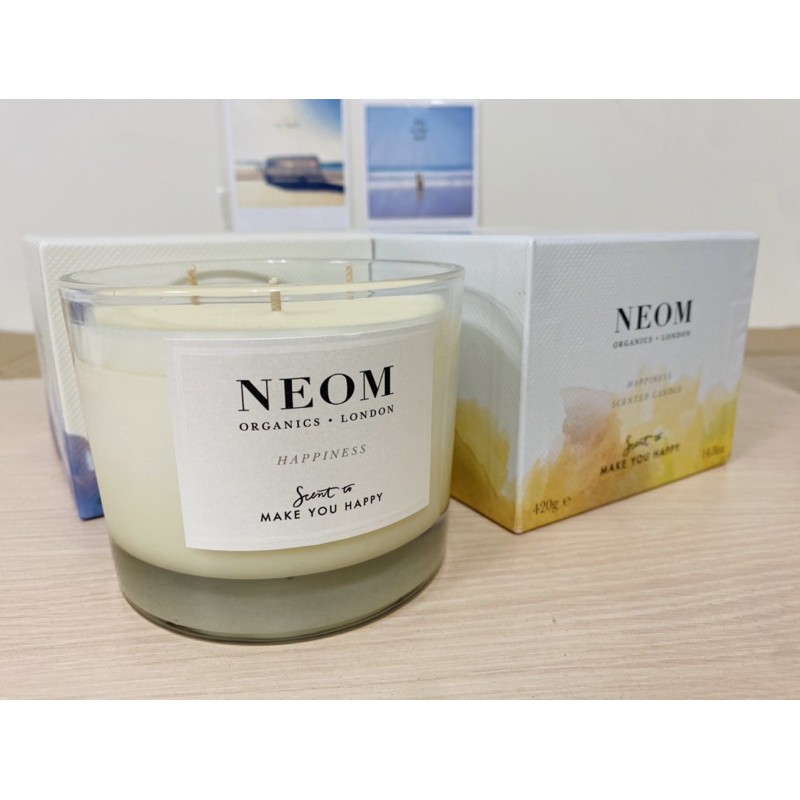 NEOM 幸福愉悅香氛蠟燭 Luxury Candle Happiness 420g 蝦皮購物
