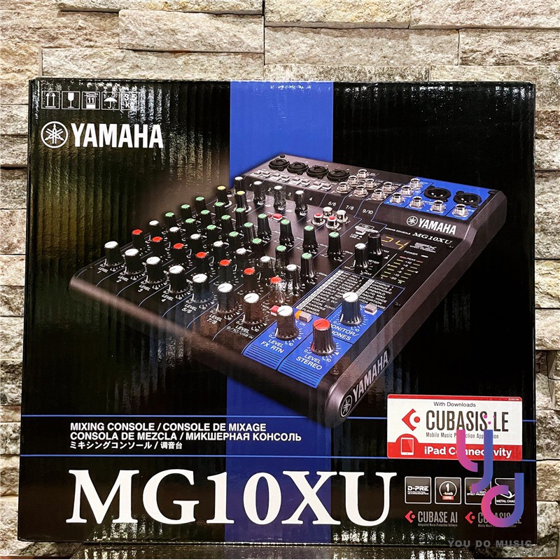 『現貨二台』公司貨 贈錄音軟體 YAMAHA MG10XU MG10XUF 混音座 MIXER 錄音卡 錄音介面 蝦皮購物
