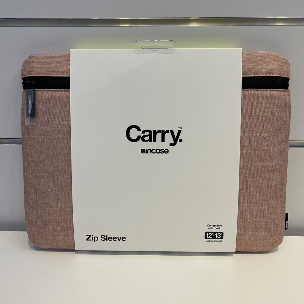 【Incase】Carry Zip Sleeve 輕巧筆電保護內袋 / 防震包 (櫻花粉) 蝦皮購物
