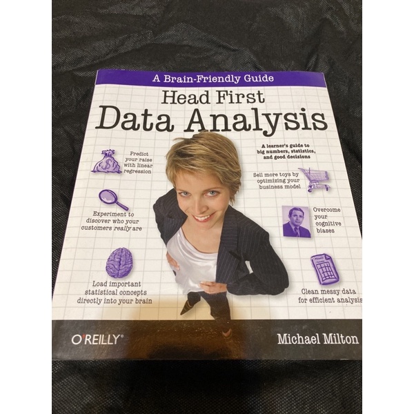 原文書 資料分析 圖解快速上手 Head First Data Analysis 蝦皮購物