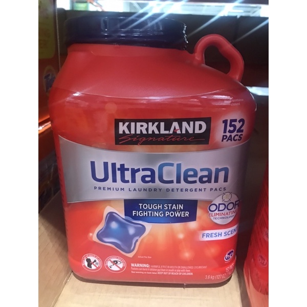 Kirkland Signature Single Dose Laundry Detergent 152 Pods 蝦皮購物