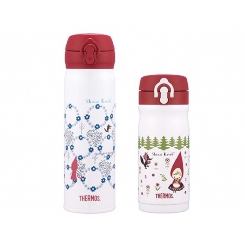 THERMOS 膳魔師 JNL500SKRH加藤真治/不銹鋼真空保溫瓶 小紅帽花漾森林篇 JMY352SKRH 蝦皮購物