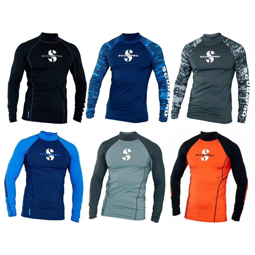【WaterPro官方旗艦店】{Scubapro}T FLEX Rash Guard Man 男款長袖防曬衣 蝦皮購物