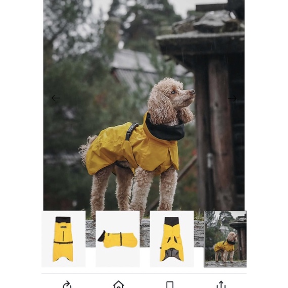 PAIKKA Visibility reflective shell dog raincoat 30cm 蝦皮購物