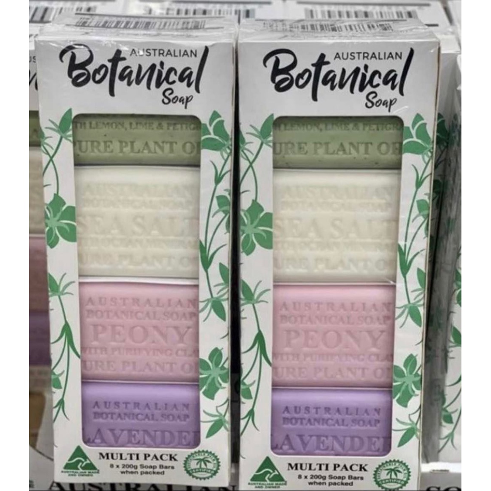 ***costco 好市多 Australian Botanical Soap 澳洲製植物精油香皂 8入 蝦皮購物