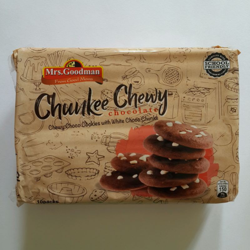 MRS. GOODMAN CHUNKEE CHEWY 巧克力餅乾 350g 菲律賓 餅乾 CHOCO COOKIES 蝦皮購物
