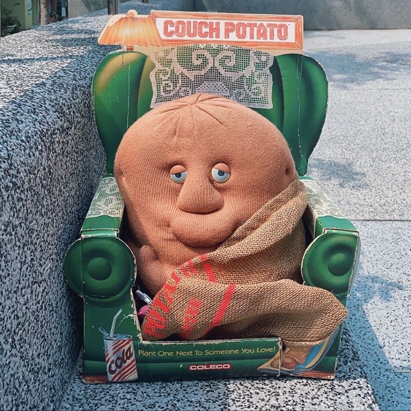 美國早期老物預購+現貨 Vintage Couch Potato 軟爛 沙發馬鈴薯 老玩具 玩偶 蝦皮購物