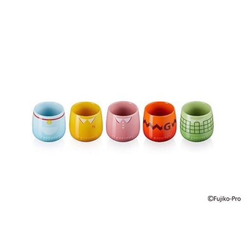 日本🇯🇵 LE CREUSET x DORAEMON 限量聯名款 杯組5入 蝦皮購物