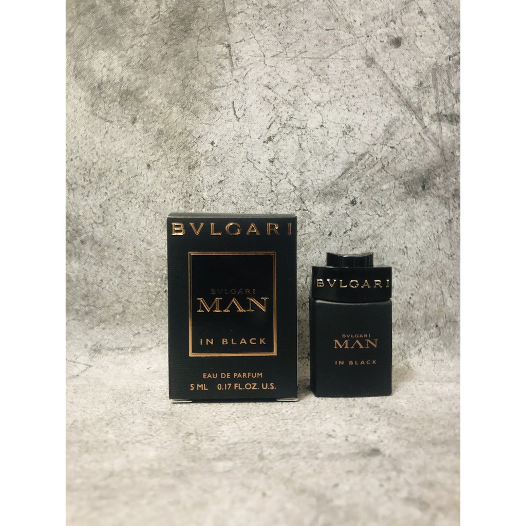 歐巴&歐尼BVLGAR Man In Black 當代真我男性淡香精 5ml 沾式 15ml 噴式小香 蝦皮購物
