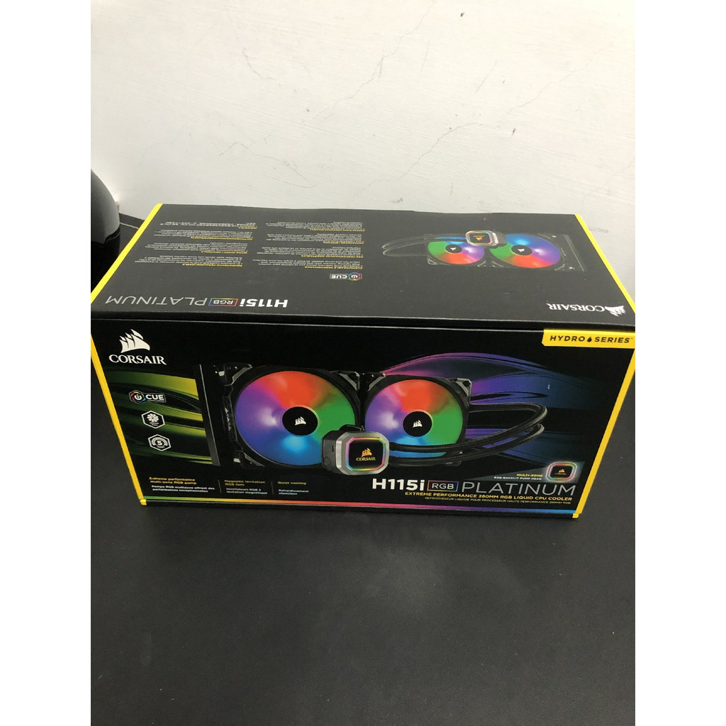 Corsair 海盜船 Hydro Series H115i RGB PLATINUM 280mm 液態冷卻器 蝦皮購物