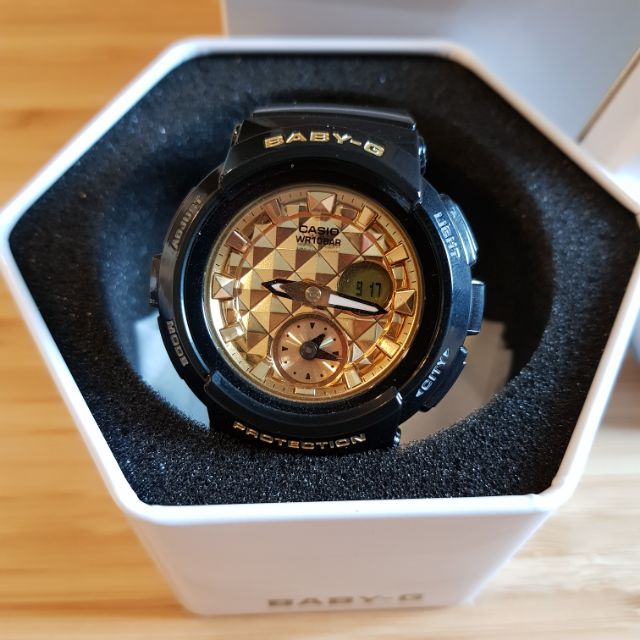 CASIO BABYG 5382 金色錶面 手錶 蝦皮購物