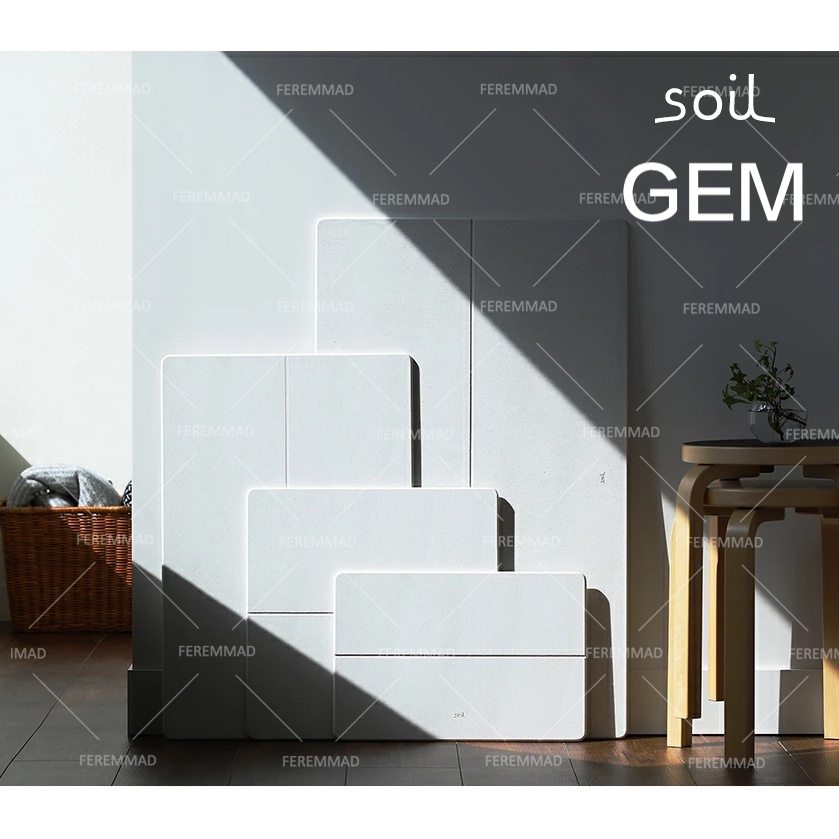 [FMD][現貨] 日本製 Soil GEM bath MAT 珪藻土 浴室腳踏墊 吸水墊 吸濕 速乾 蝦皮購物