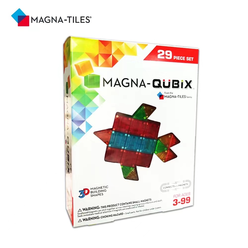 Magna Tiles Qubix 磁力積木 磁力片 85片/29片/19片 蝦皮購物