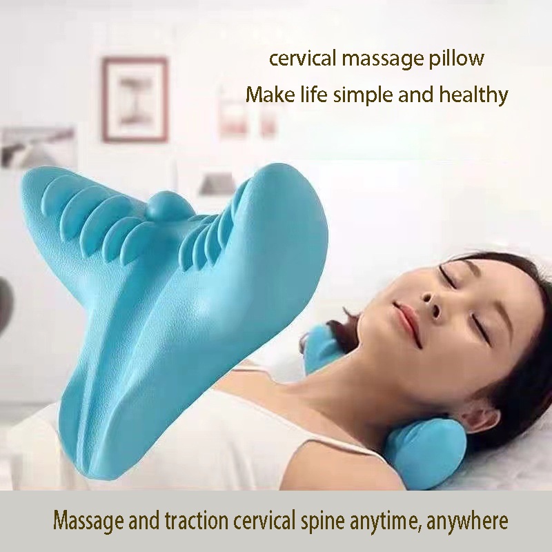 Neck Shoulder Massage Pillow Gravity Acupressure Cervical S 蝦皮購物