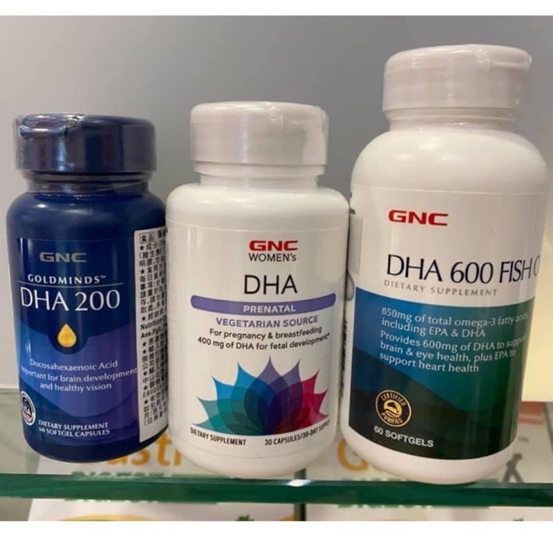 【Star代購】GNC DHA魚油600 DHA 1000 mini fish oil 藻油 不含epa 蝦皮購物
