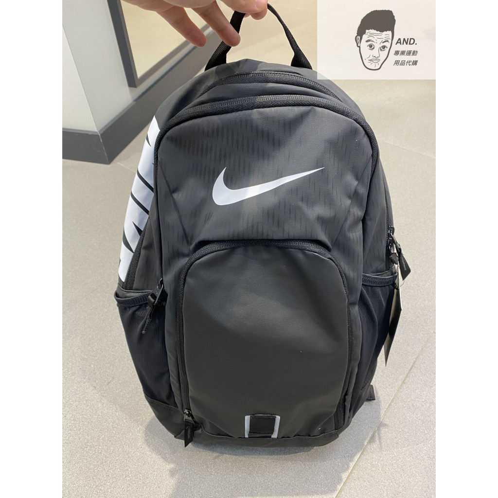 【AND.】NIKE ALPHA REV BACKPACK 灰黑 多層 運動 氣墊 後背包 BZ9803010 蝦皮購物