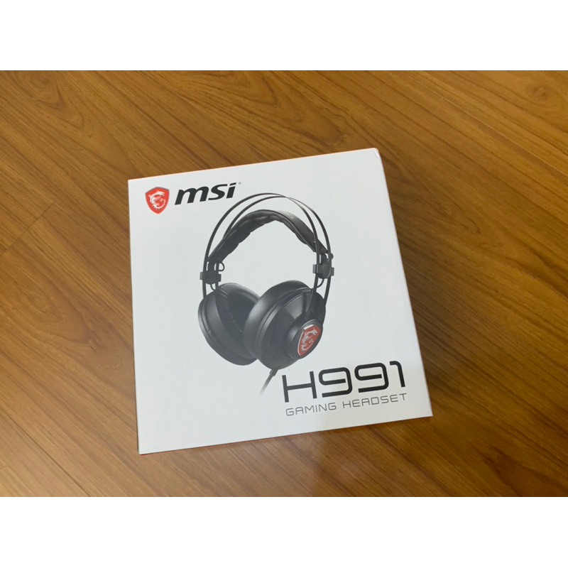 微星 MSI H991 Gaming Headset 全新電競耳機(含麥克風) 蝦皮購物