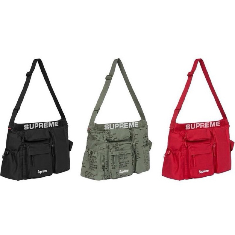 Supreme SS23 FIELD MESSENGER BAG 全新綠色側背包 蝦皮購物