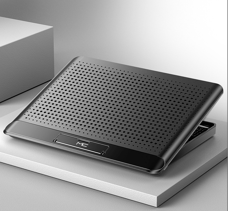 New Upgraded Aluminium Alloy Cooler Metal Surface Laptop Cooling Pad Foldable Laptop Stand