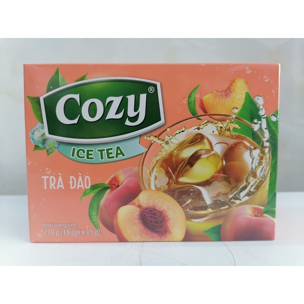 [Hộp 270g] TRÀ ĐÀO HÒA TAN [VN] COZY Peach Ice Tea (bphhk) Shopee