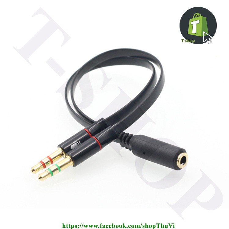 Jack chuyển đổi tai nghe 3.5 sang Audio & Mic Shopee Việt Nam
