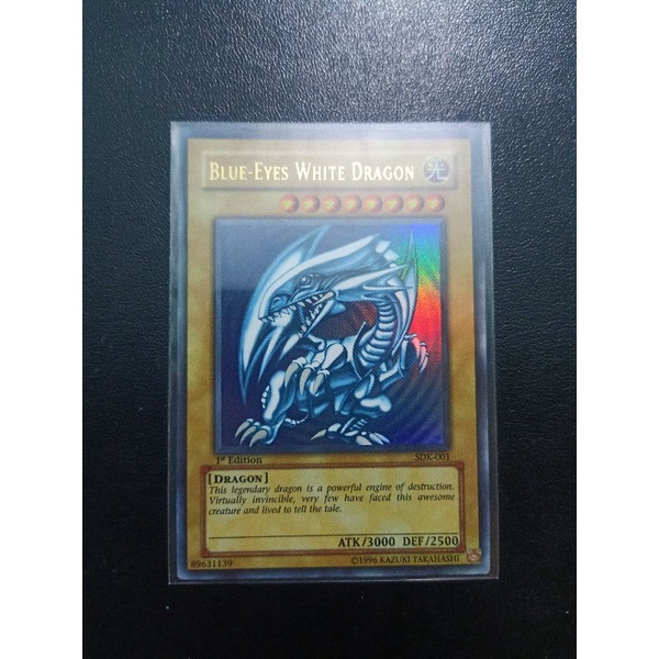 Thẻ bài Yugioh Blue Eyes White Dragon Ultra Rare SDK001 Shopee Việt Nam