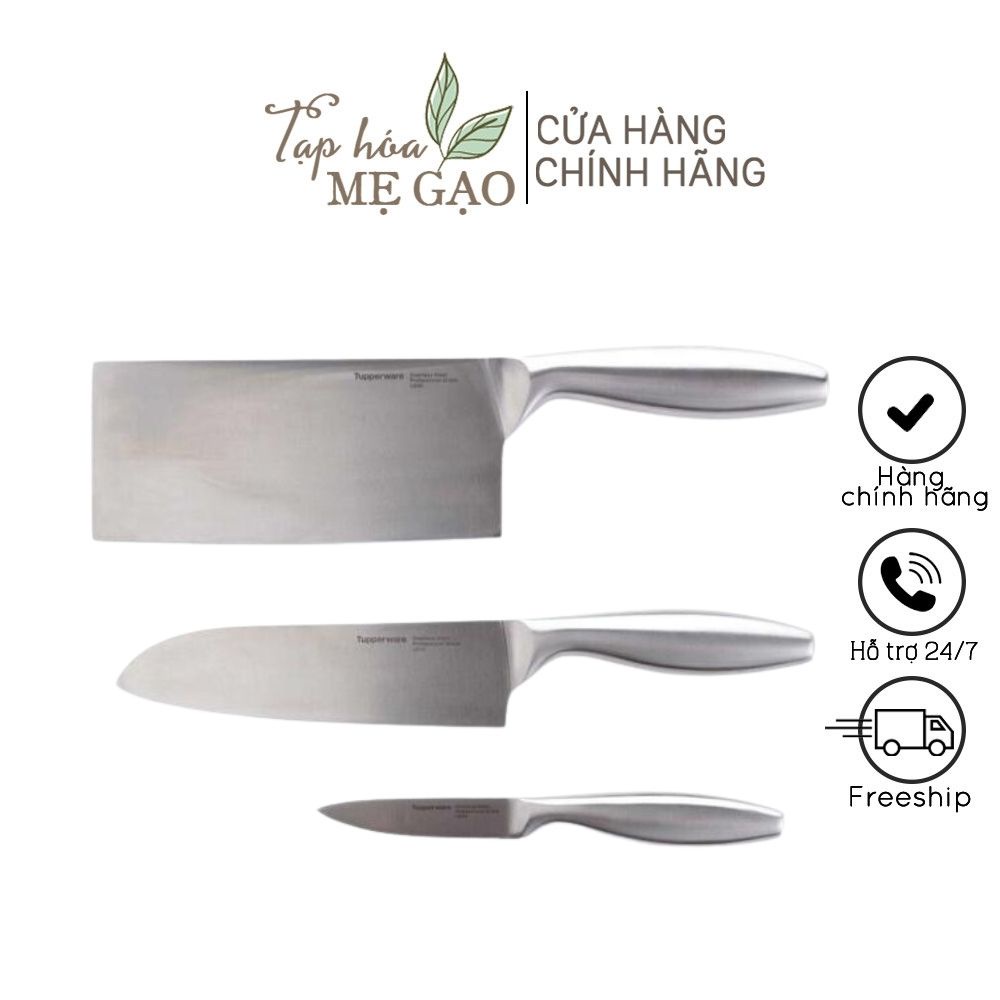 Bộ đao Classic Pro Asian Knife Set 3 cái Tupperware Shopee Việt Nam