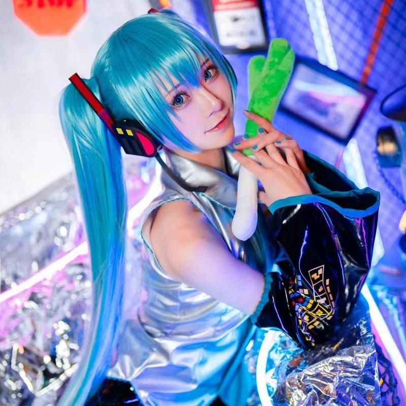 Hatsune Miku cos suit MIKU Hatsune official suit Hatsune Miku cos suit Hatsune cosplay costume