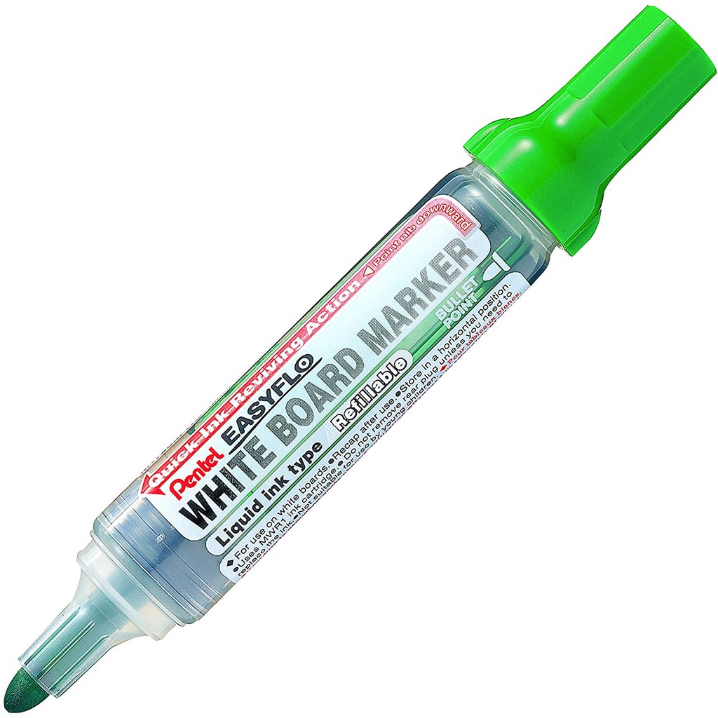 Bút lông bảng Pentel Easyflo Whiteboard Marker Pen MW50M AO BO CO bơm