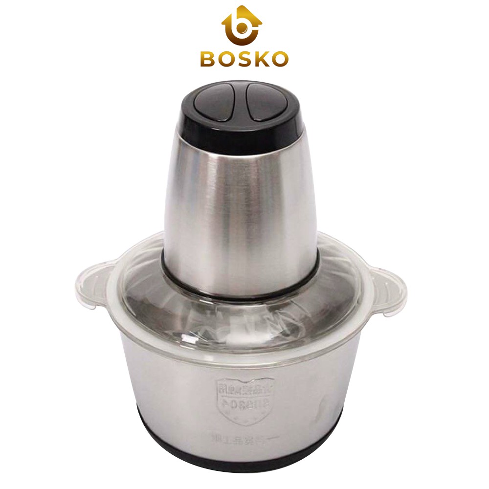 Máy xay thịt inox Electric Meat Grinder 4 lưỡi đa năng công suất 250W