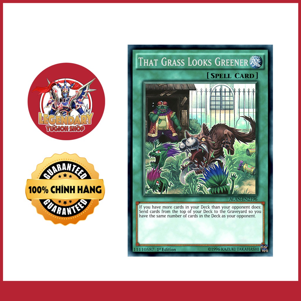 [JP][Thẻ Bài Yugioh Chính Hãng] That Grass Looks Greener Shopee Việt Nam