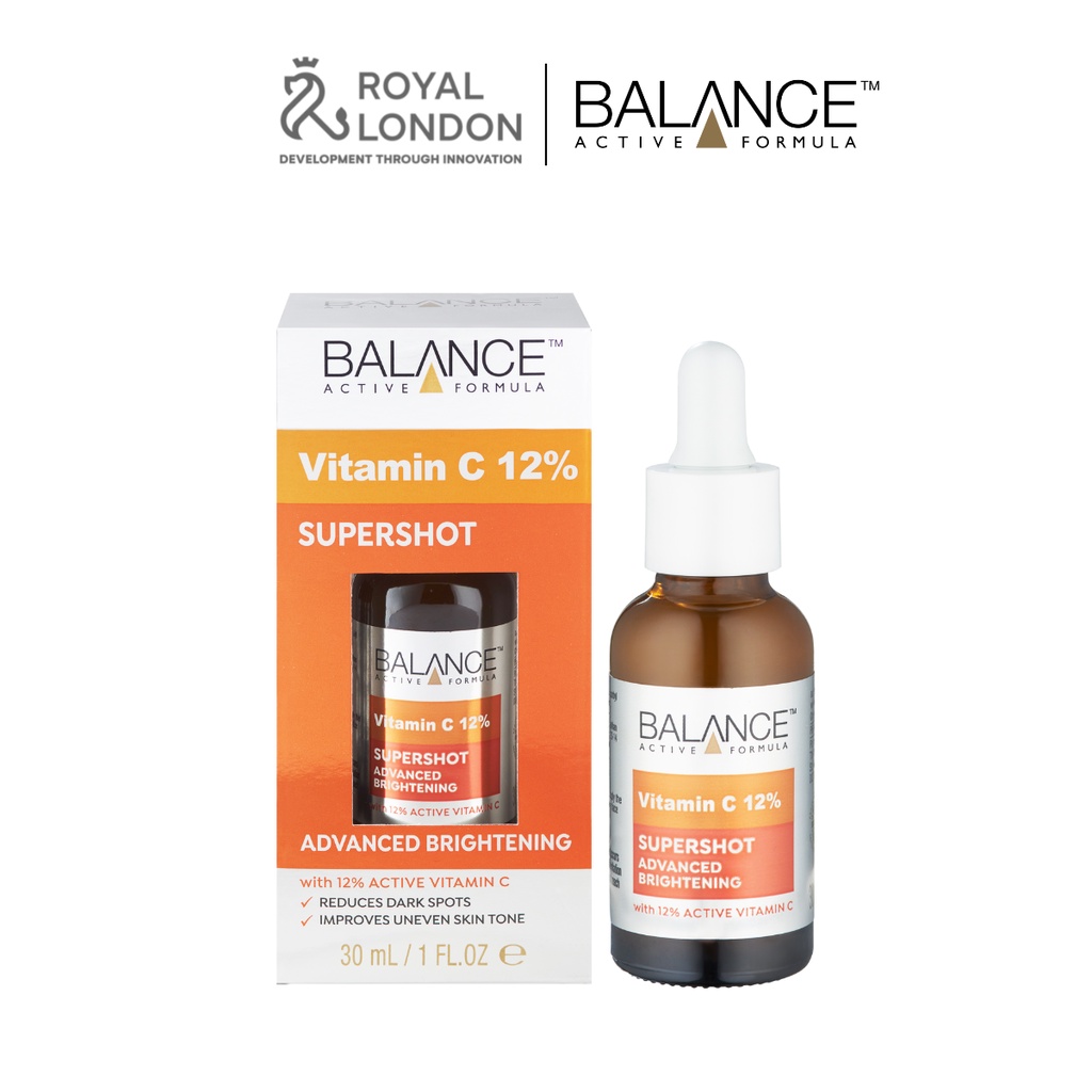 Tinh chất sáng da mờ thâm Balance Active Formula 12 Vitamin C