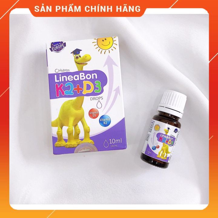 Vitamin D3 + K2 Lineabon Drops 10ml Chính hãng Shopee Việt Nam