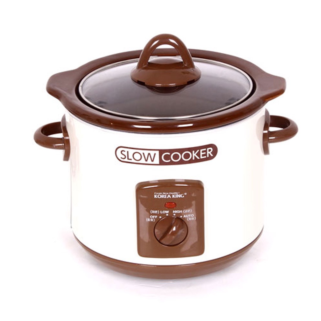 Nồi nấu chậm Korea King 3L KSC 30R nồi hầm cháo, kho cá, lòng nồi gốm