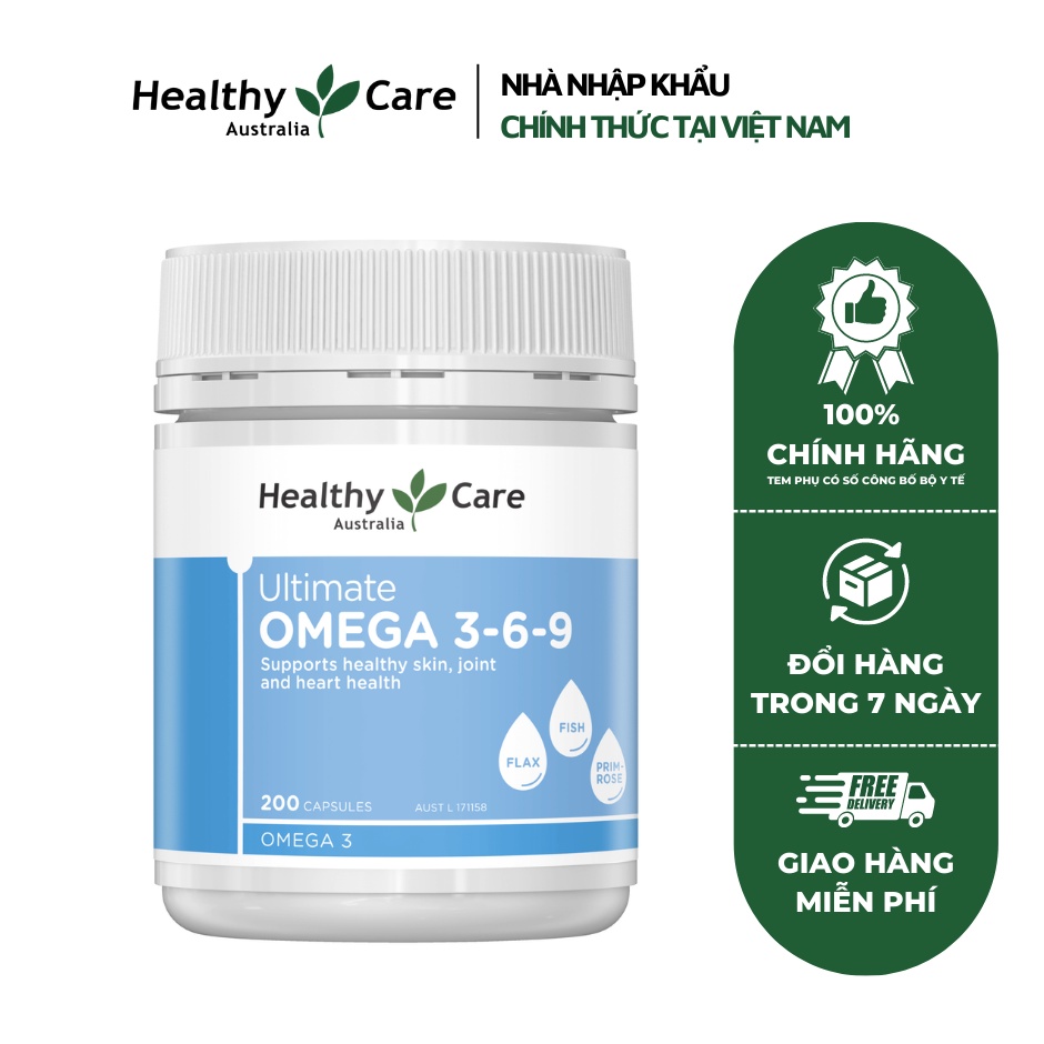 Viên Omega 369 Healthy Care Ultimate Shopee Việt Nam