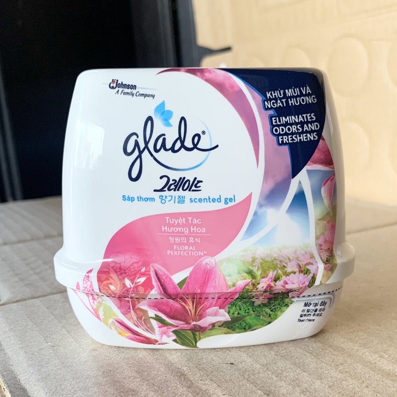 Sáp thơm để phòng khử mùi glade hoa ly 180g(Mầu Hồng) Shopee Việt Nam