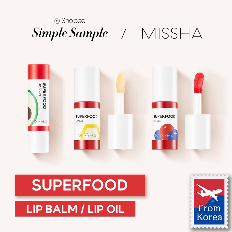 Missha superfood lip oil lip balm Super Soft And Smooth Shopee Việt Nam