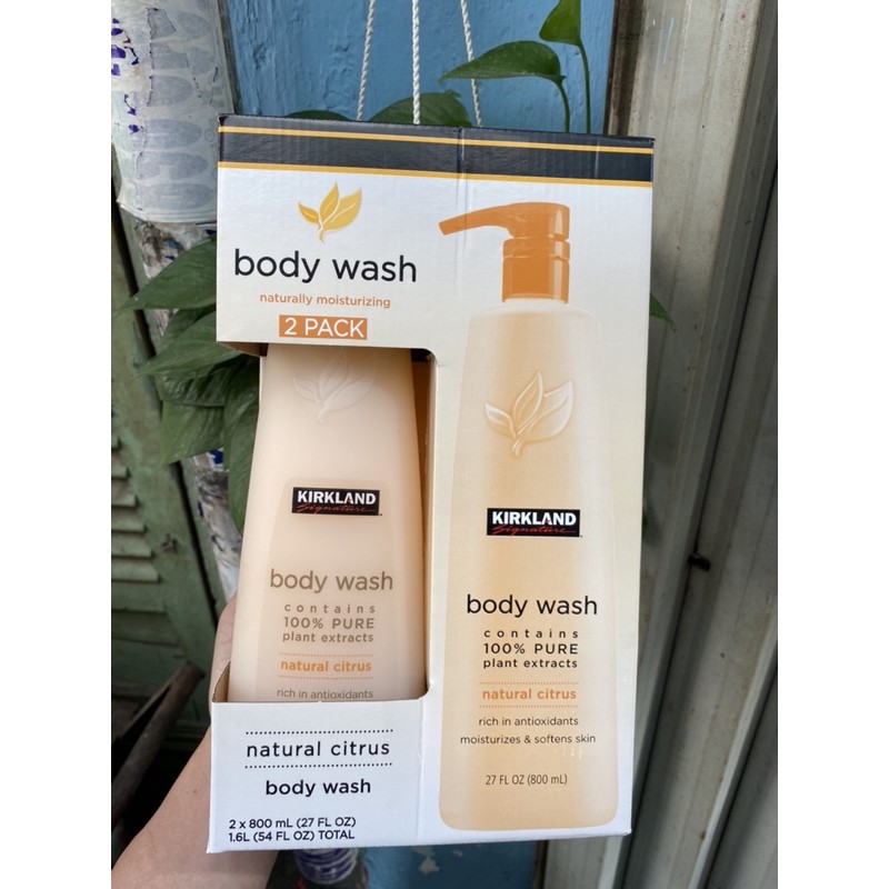 Sữa Tắm Kirkland Body Wash Natural Citrus 800ml Chính Hãng Của Mỹ