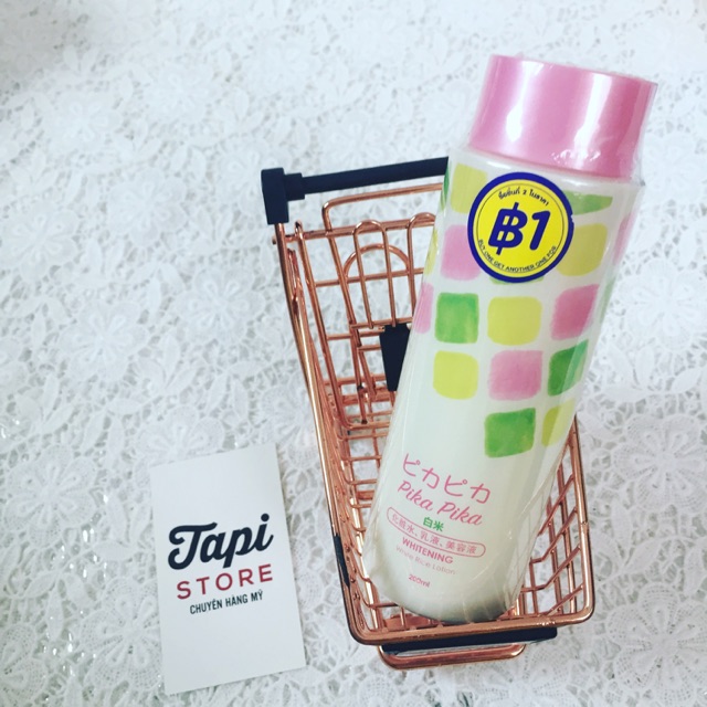 Nước dưỡng Pika Pika Whitening White Rice Lotion Shopee Việt Nam