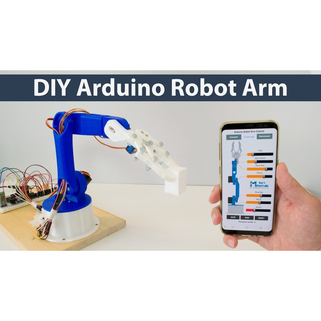 Cánh tay robot 5 bậc in 3D Shopee Việt Nam